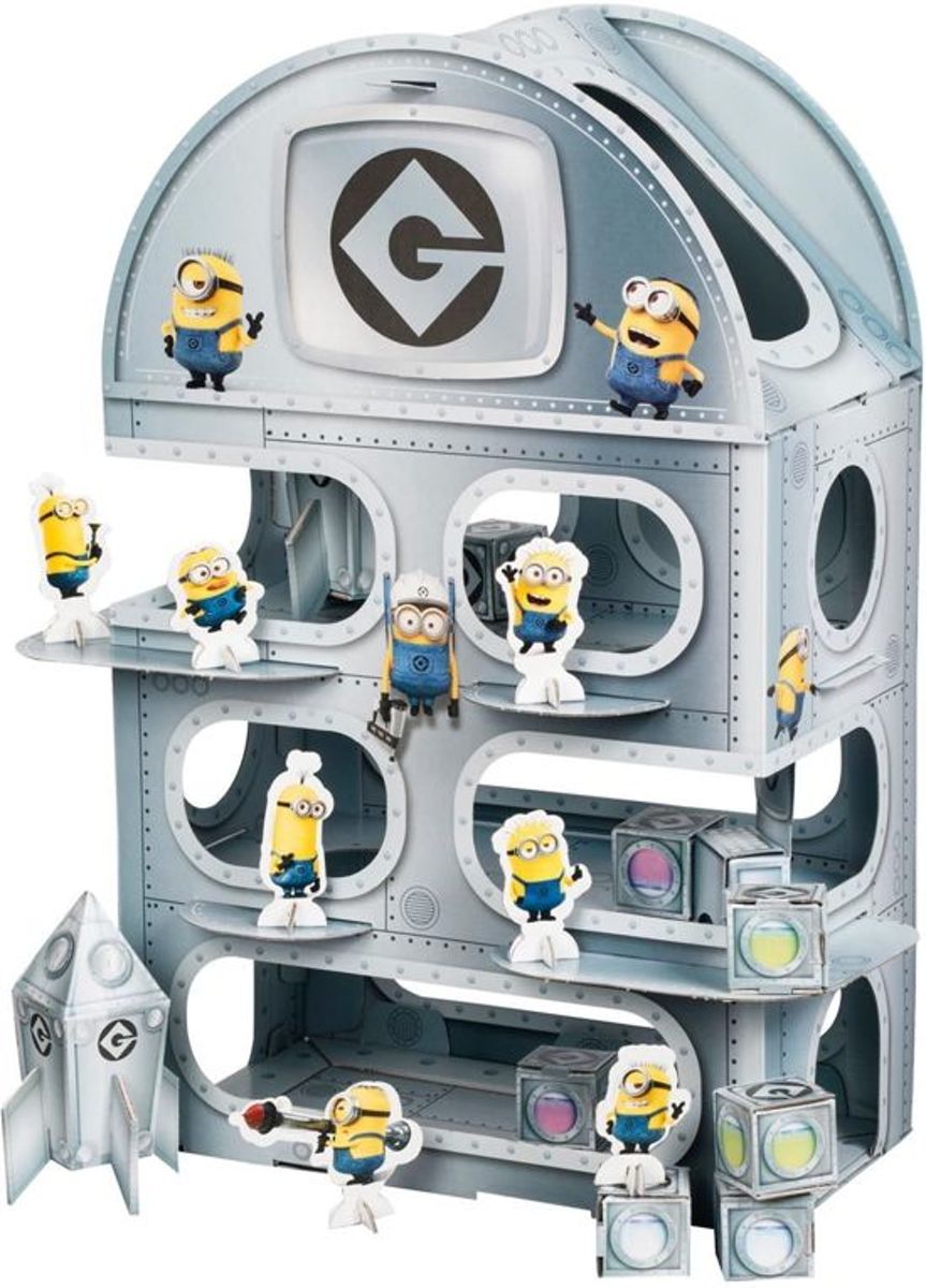 Bouwpakket Minions Huis Bouwen – 53x33x17cm | Bouw je Eigen Speelhuis | Verschrikkelijke Ikke | Despicable Me